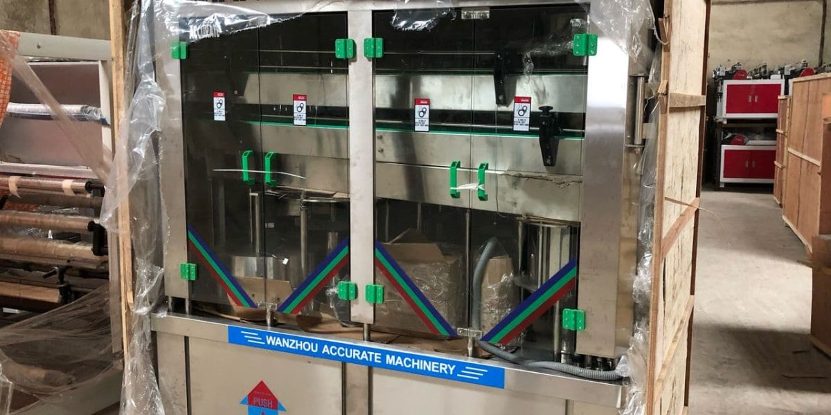 Automatic Bottle Water Machine XGF 12-12-5 in wooden case