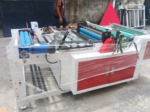 DRQ-800 side sealing bag making machine for PE and PP bag production in Lagos Nigeria