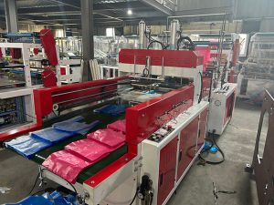 Automatic Nylon Cutting and Sealing Machine with Automatic Punching HC-LQ900X4