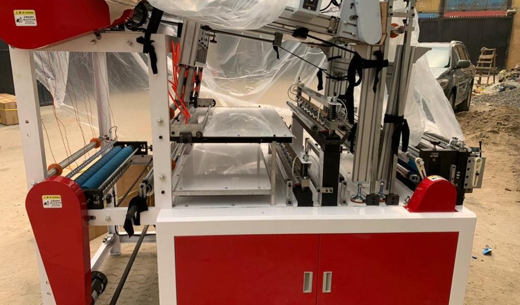 QGF-900 Double Deck Nylon Bag Making Cutting and Sealing Machine