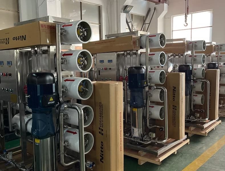 Reverse Osmosis Machine 5000L on display