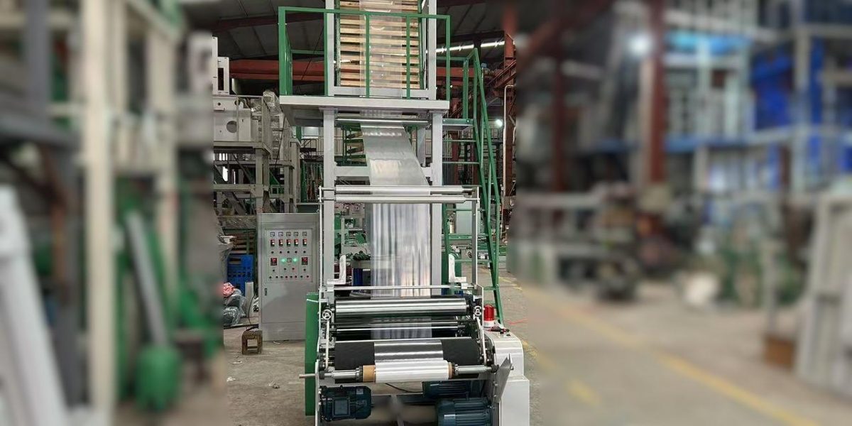 SJ-55 Double Layer PE Blown Film Extrusion Machine