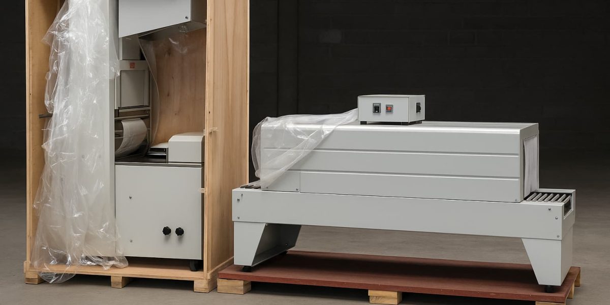 Semi-Automatic Shrink Wrapper BZJ-5038B with BSE-5040A Tunnel for bottles and cartons