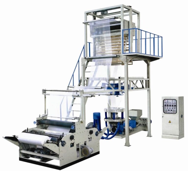 SJ-55 Single Winder PE Blown Film Extrusion Machine