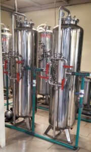 3000L Stainless Steel Water Filtration Tank | Industrial Water Purifier