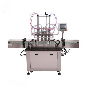 4 Nozzles Automatic Liquid Filling Machine