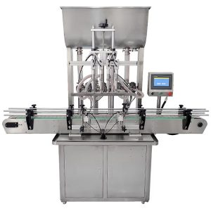 Automatic 4 Nozzles Paste Filling Machine