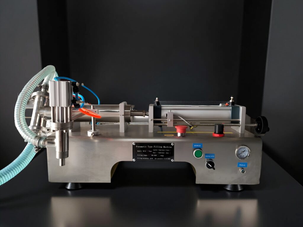 GC-A Semi-Automatic Table Top Pneumatic Liquid Filling Machine